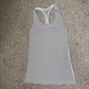 Lululemon Black and White Racerback Tank Top. 4